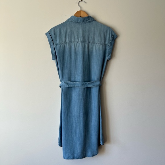Sanctuary Dusty Sleeveless Shirt Dress in Sierra Wash - Picture 6 of 14